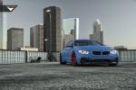 BMW M4 Coupe GTRS4 Yas Marina Blue by Vorsteiner 2015 года